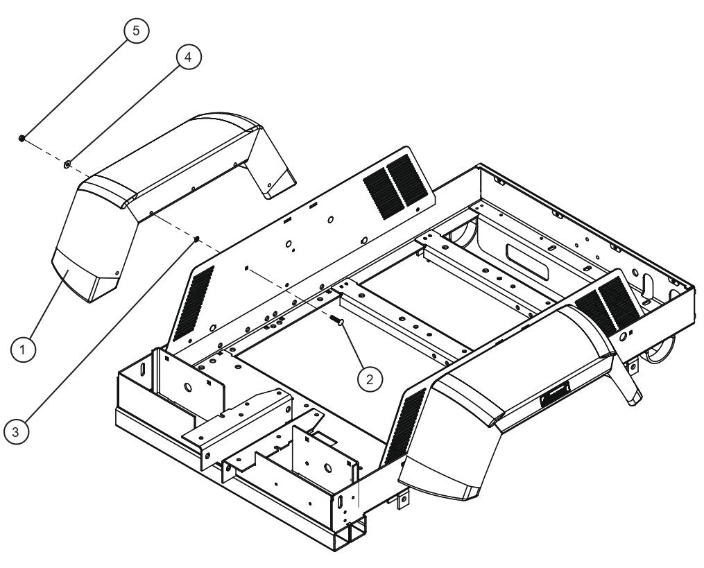 V Series Night-Lite Pro II Fender Parts By Allmand