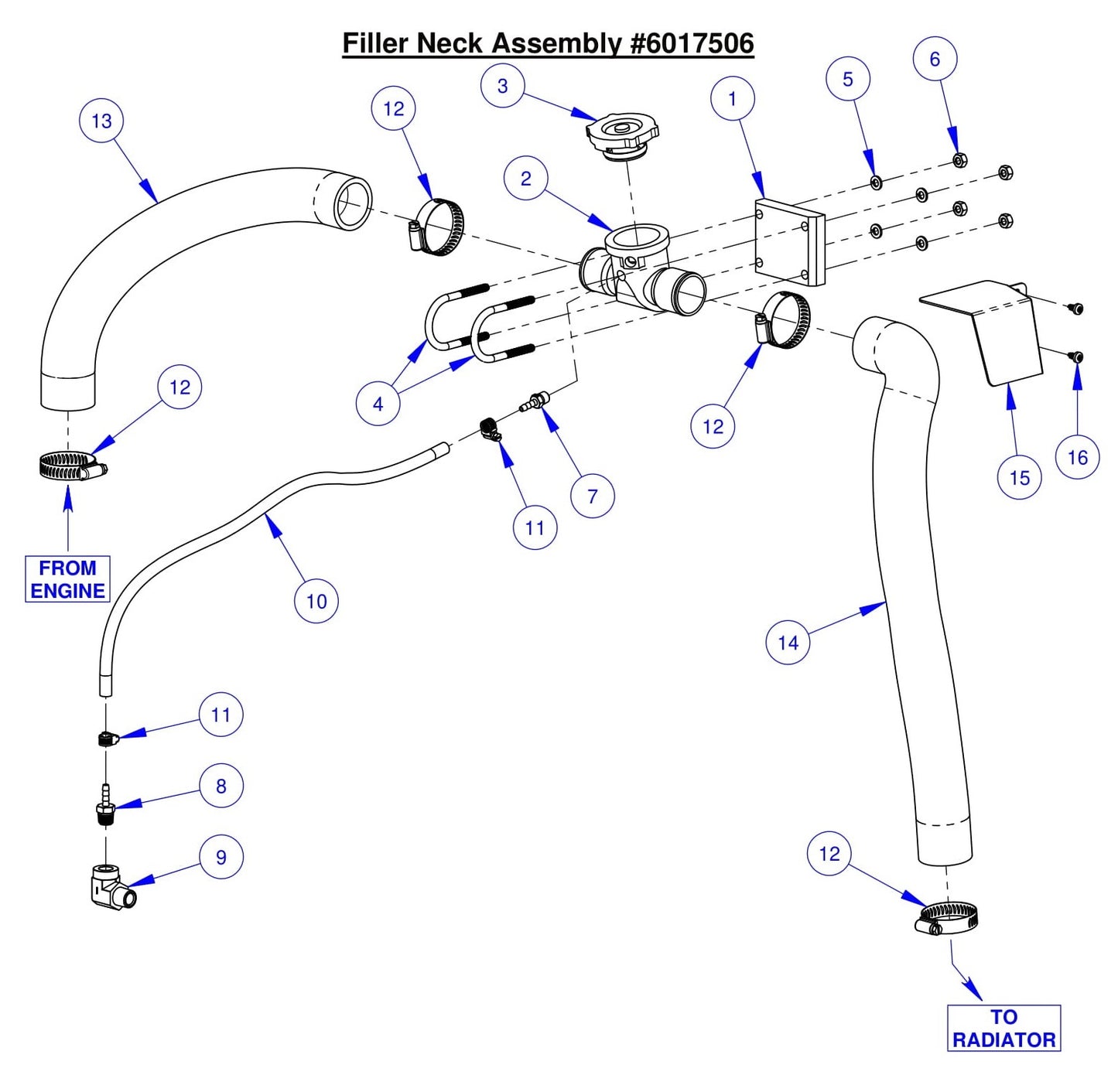 CC7574DK Filler Neck Assembly