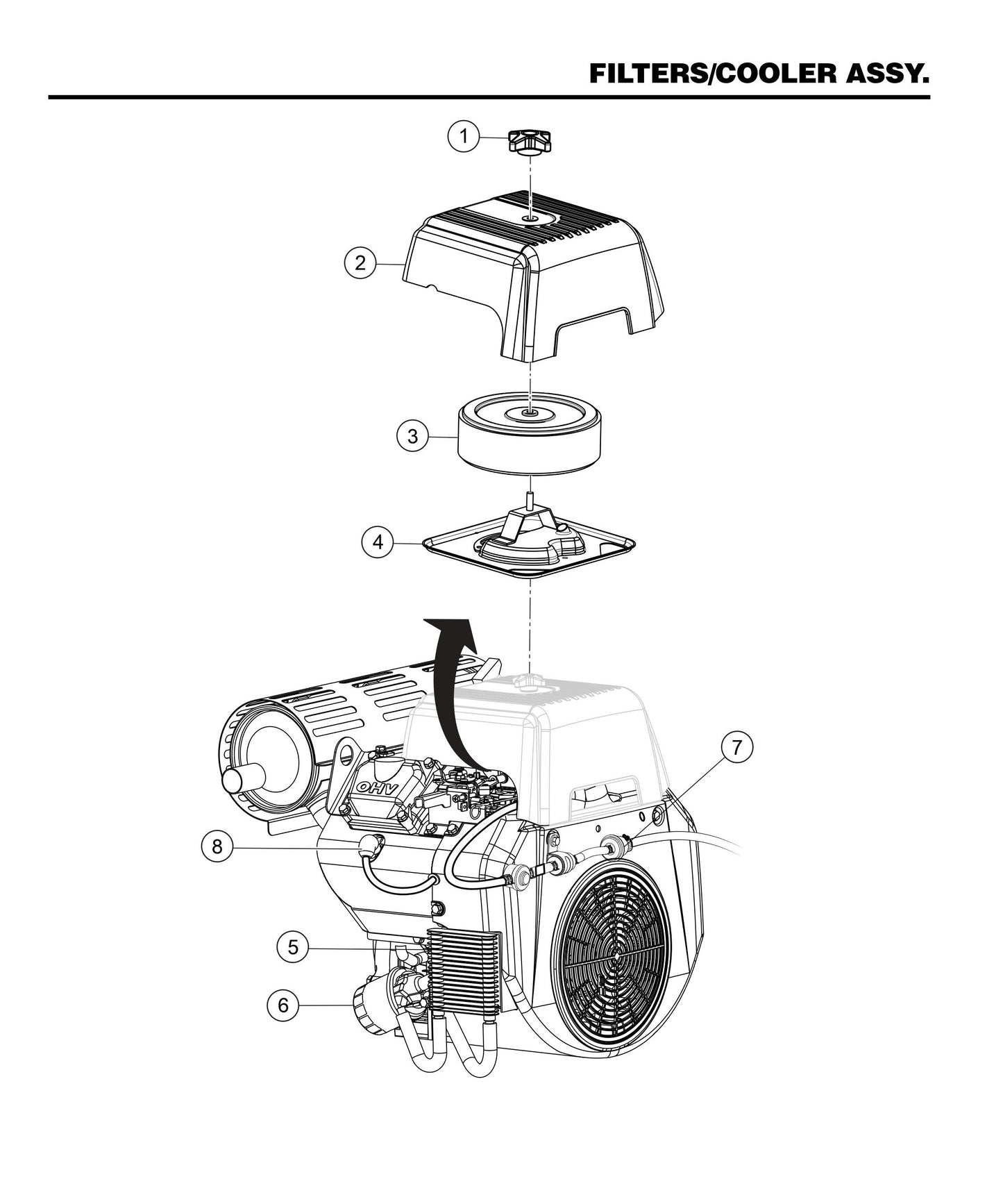 HTNS5S-2 Filters/Cooler Assembly