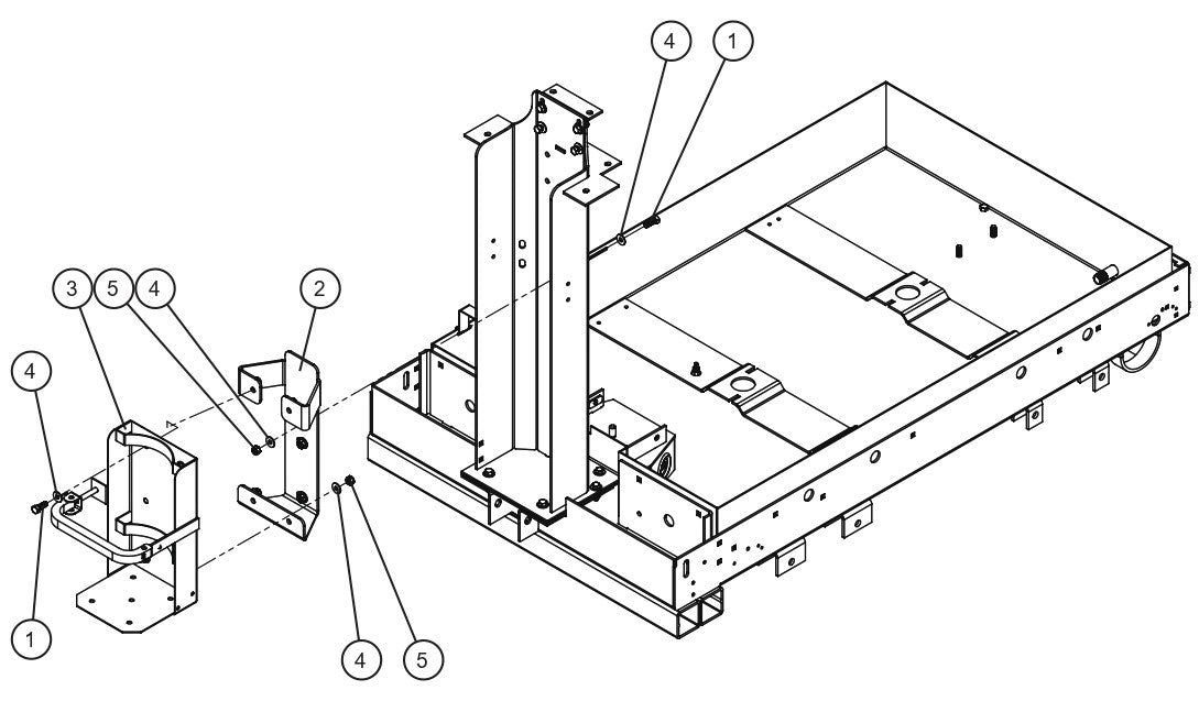 V Series Night-Lite Pro II Fire Extinguisher Bracket Parts By Allmand