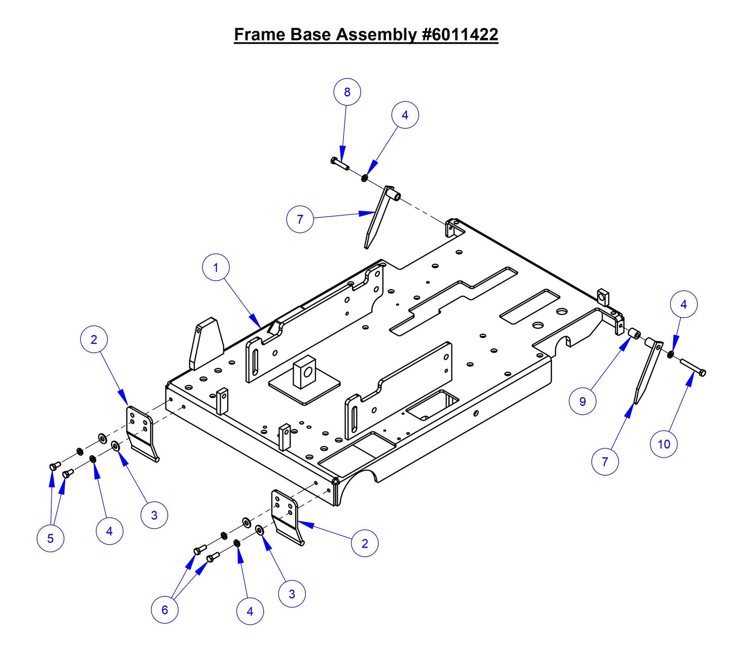 CC3535JBVP Frame Base Assembly