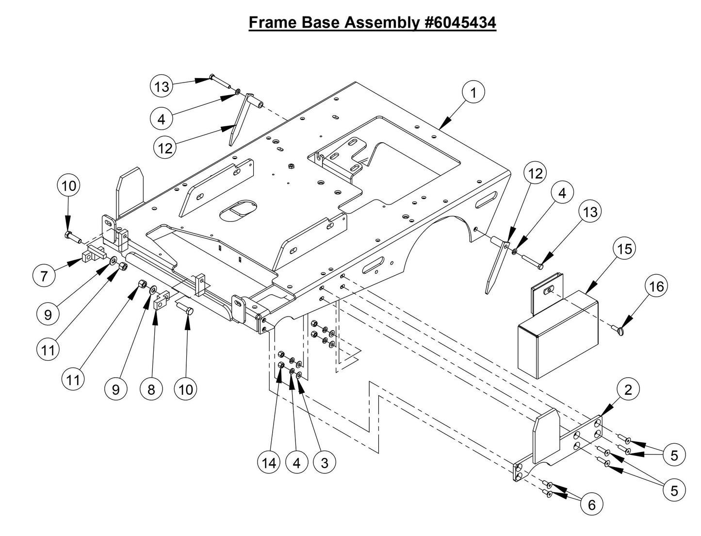 CC4144DXL-3 Frame Base Assembly