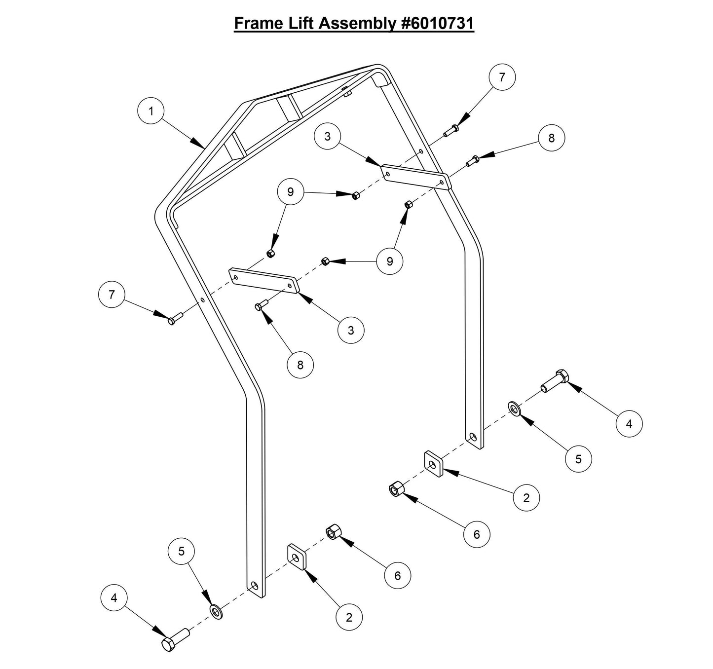 CC6566 Frame Lift Assembly
