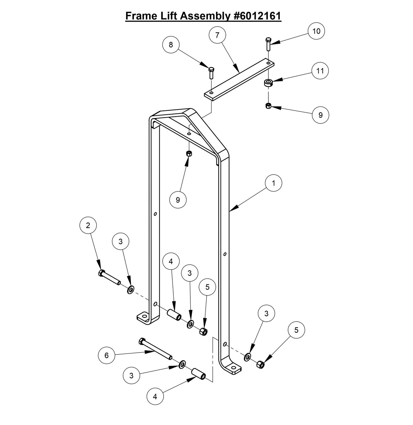 CC3728 Frame Lift Assembly
