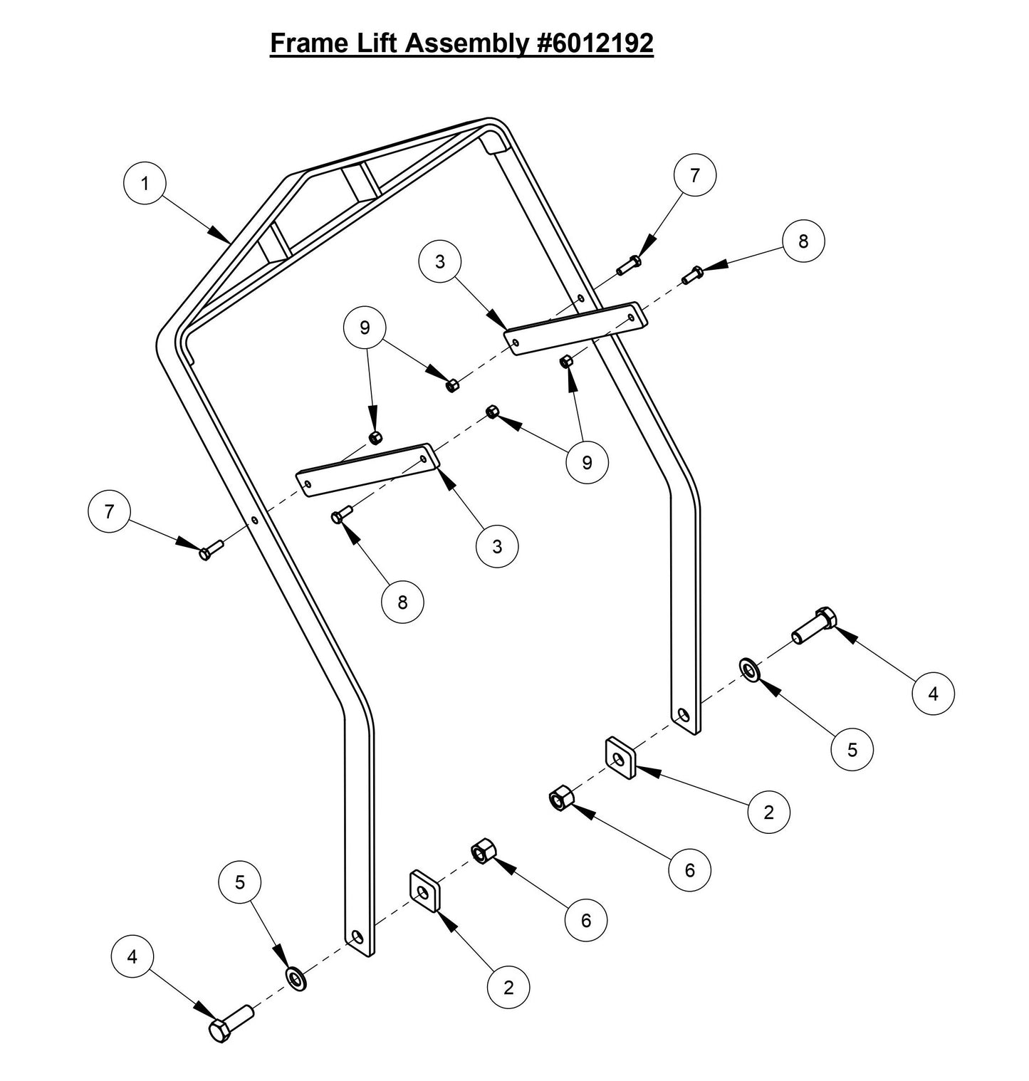 CC3700E-3 Frame Lift Assembly