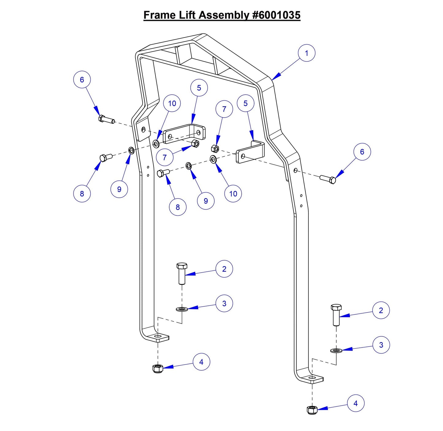 CC5049 Frame Lift Assembly