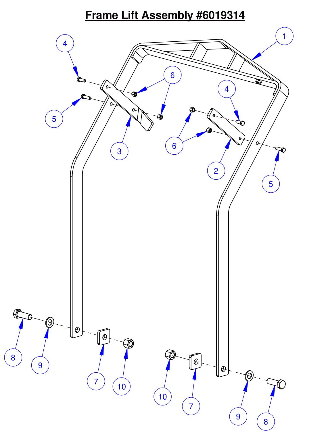 CC6561-3 Frame Lift Assembly