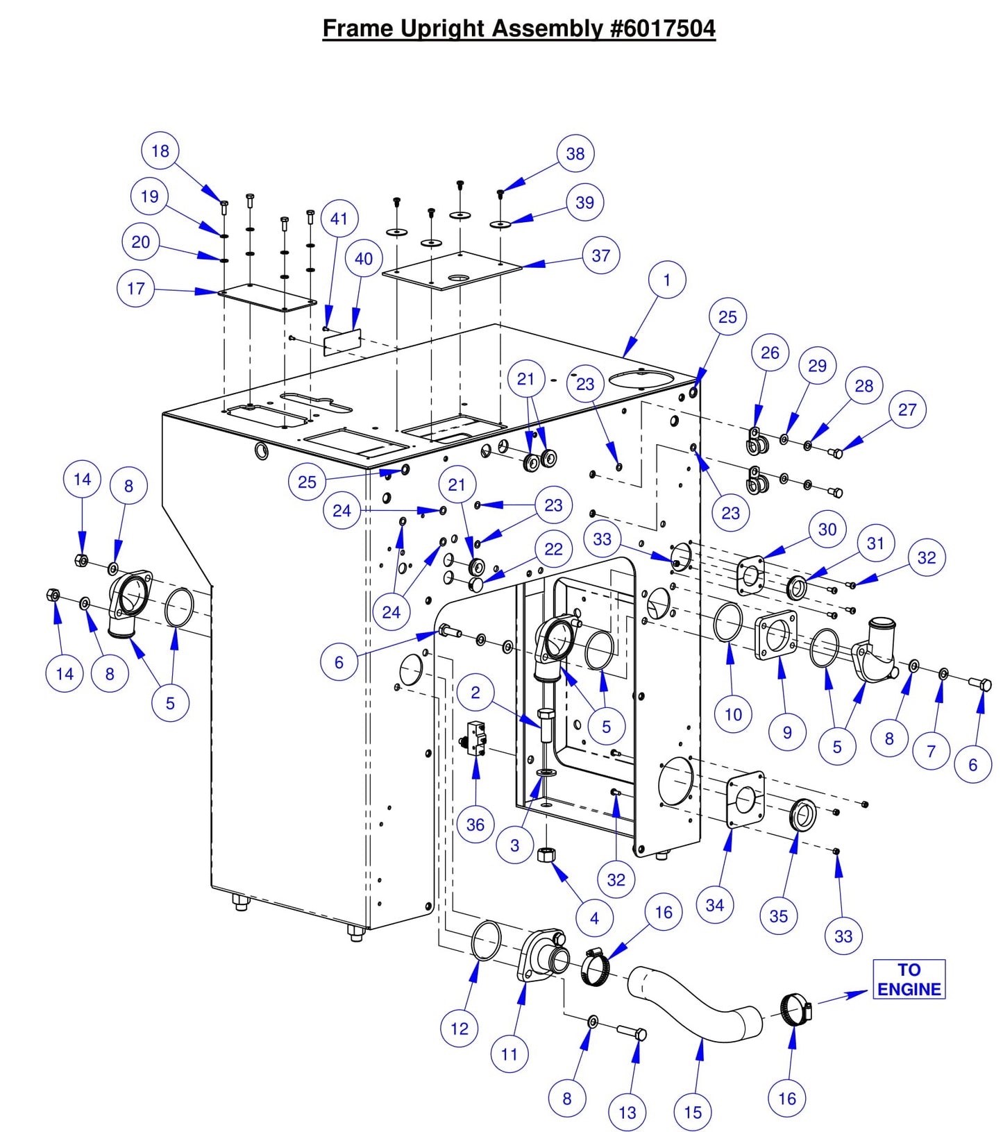 CC7574DK Frame Upright Assembly