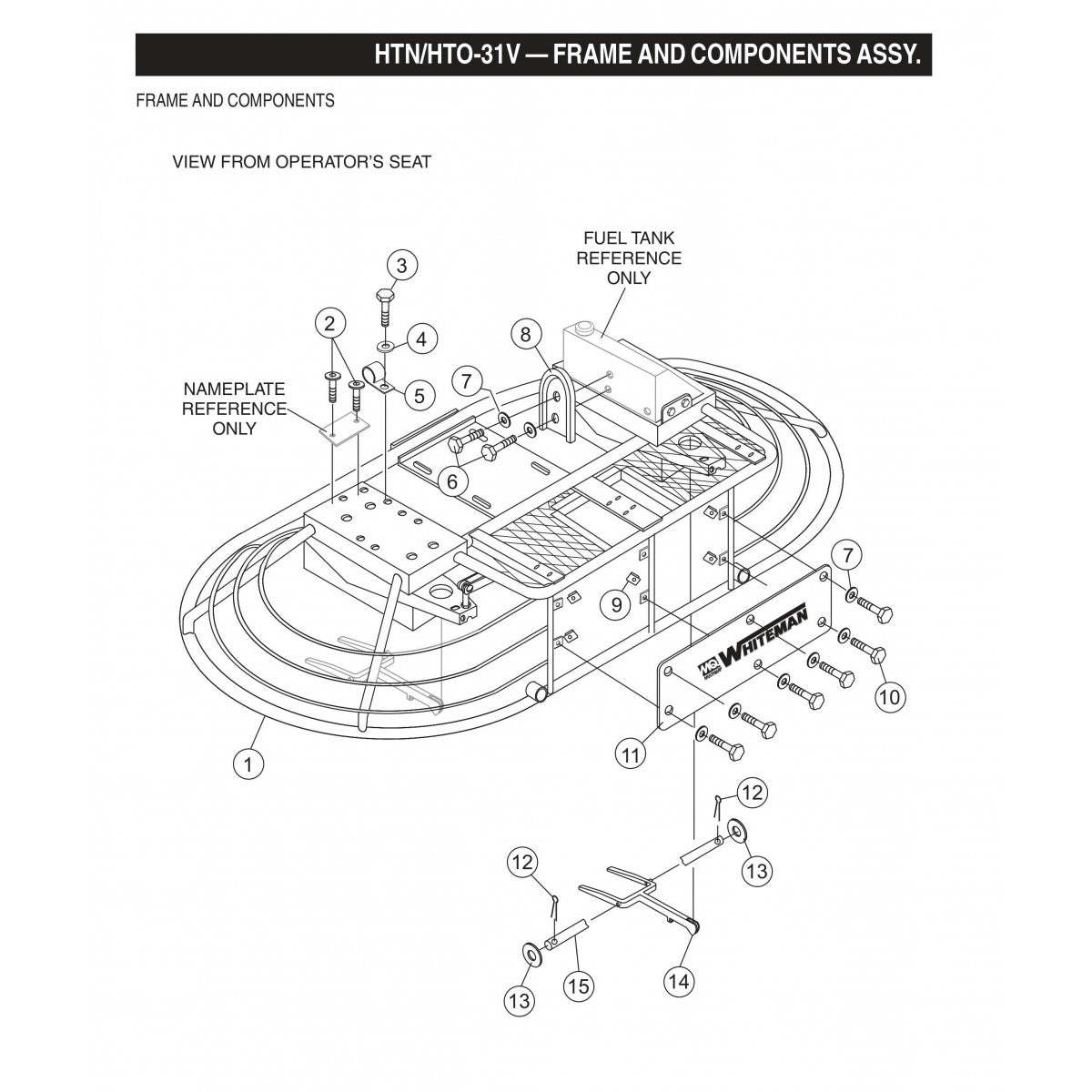 HTN-31VTCSL5 HTO-31VTCSL5 Frame and Components Assembly