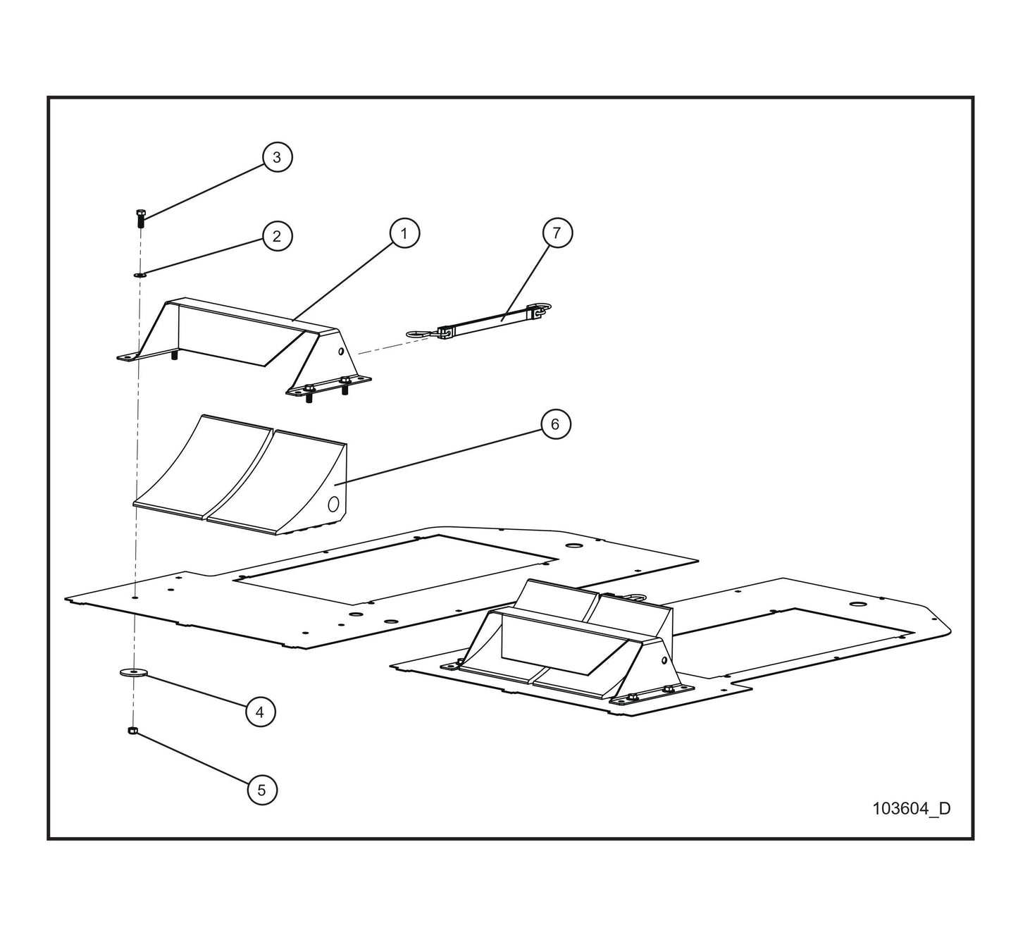 Maxi-Lite-Front Panels Wheel Chock Blocks Option Parts By Allmand