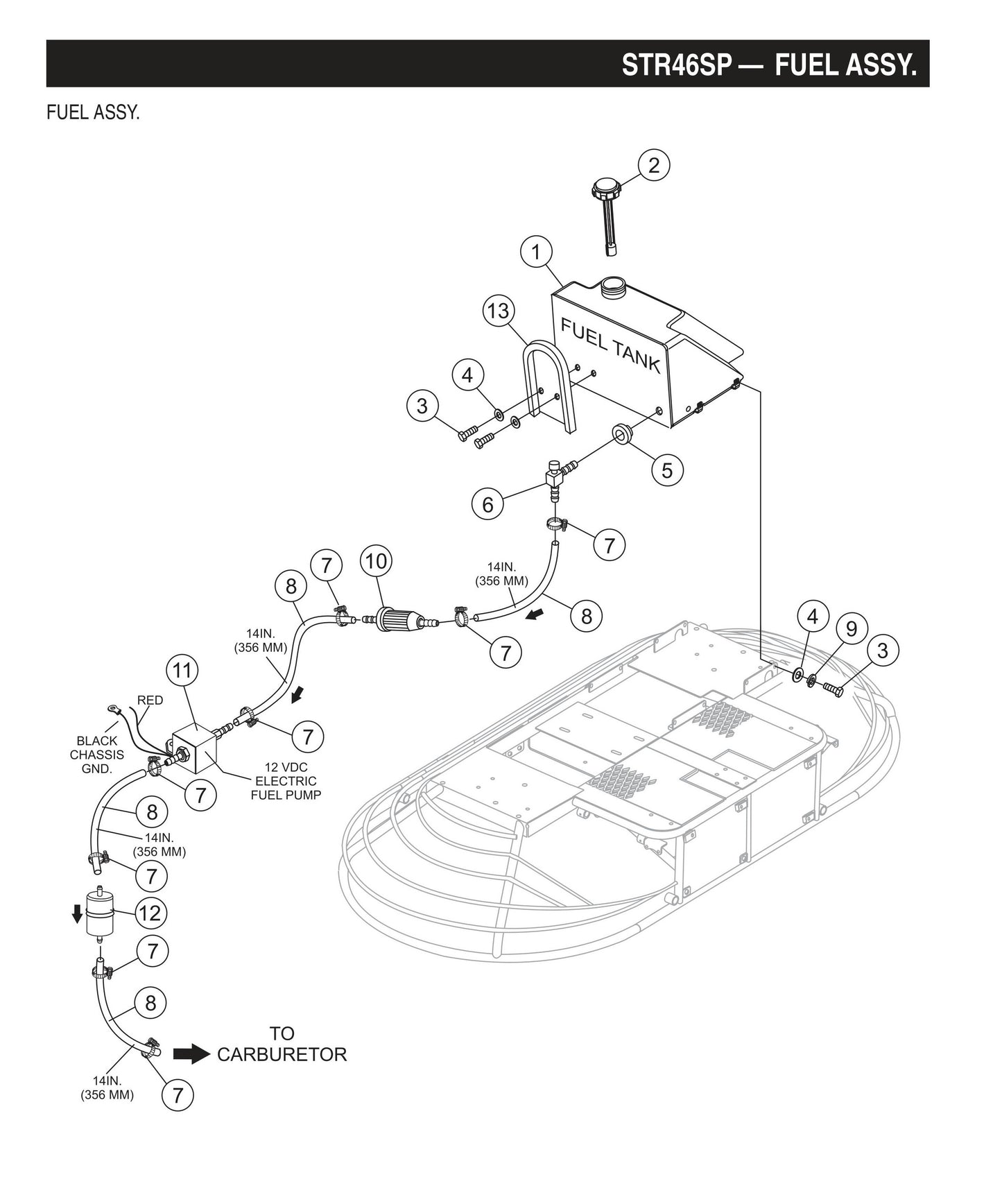 STR46SP STOW-Fuel Assembly