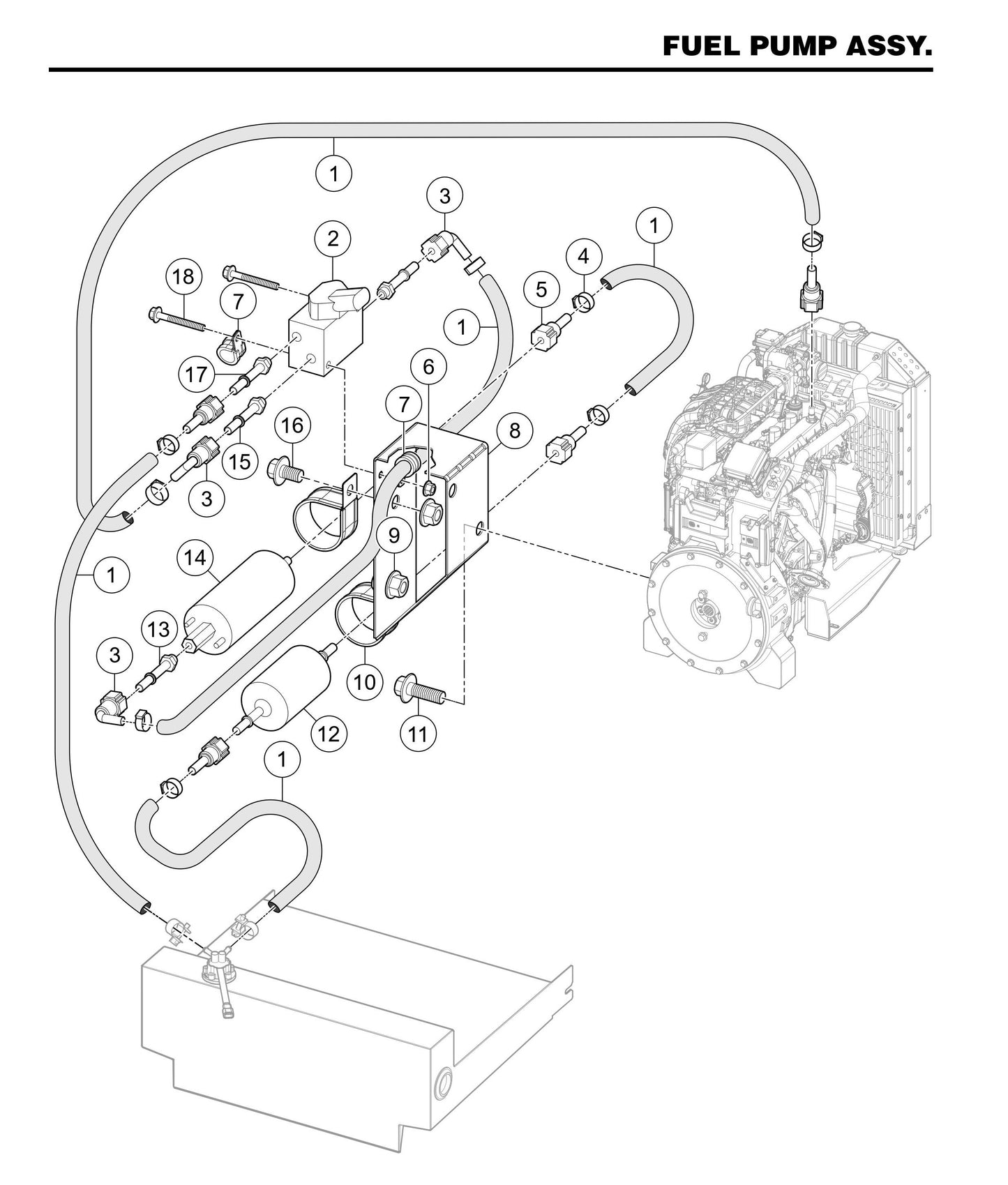 STXDF Fuel Pump Assembly