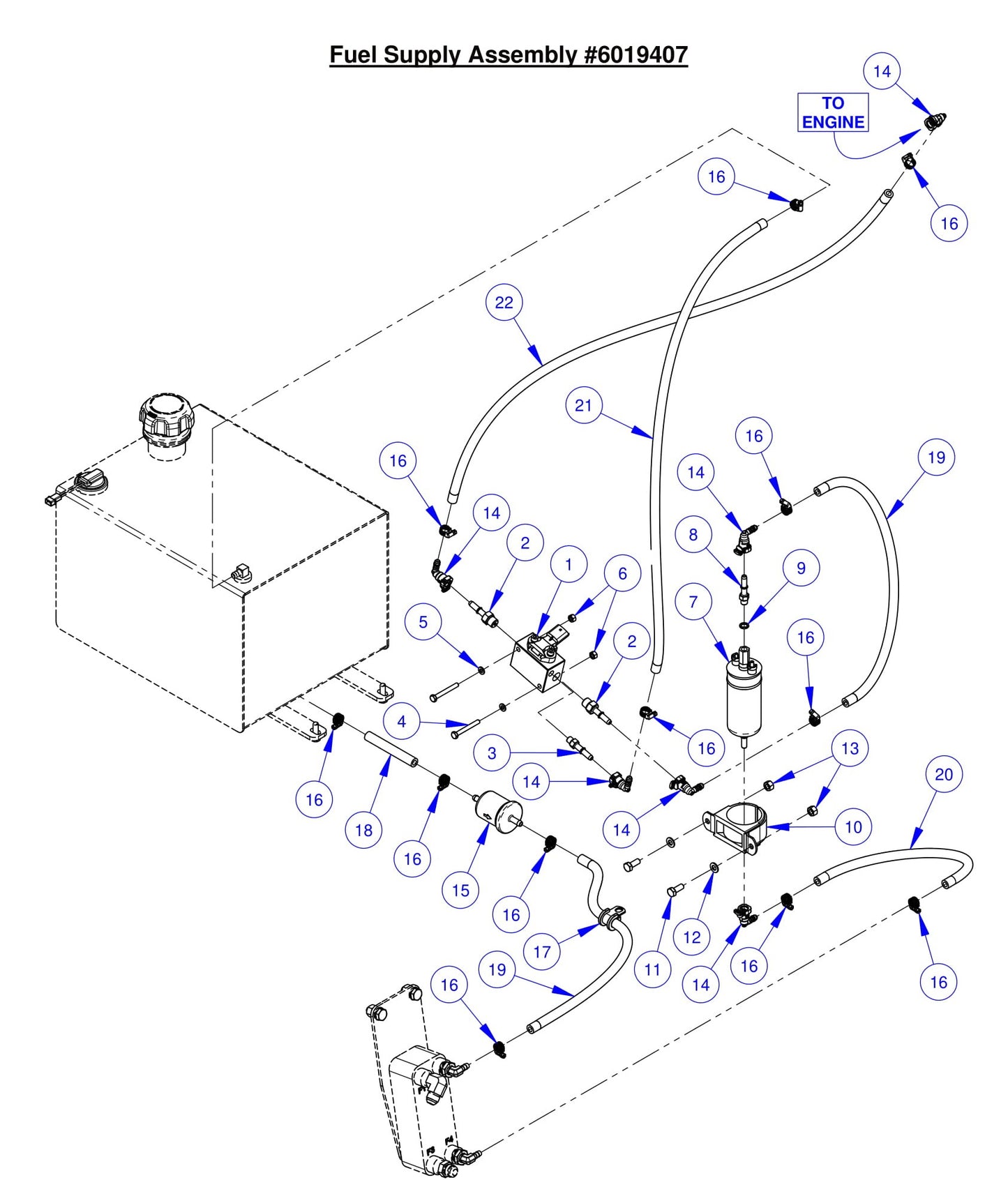 CC6561-3 Fuel Supply Assembly