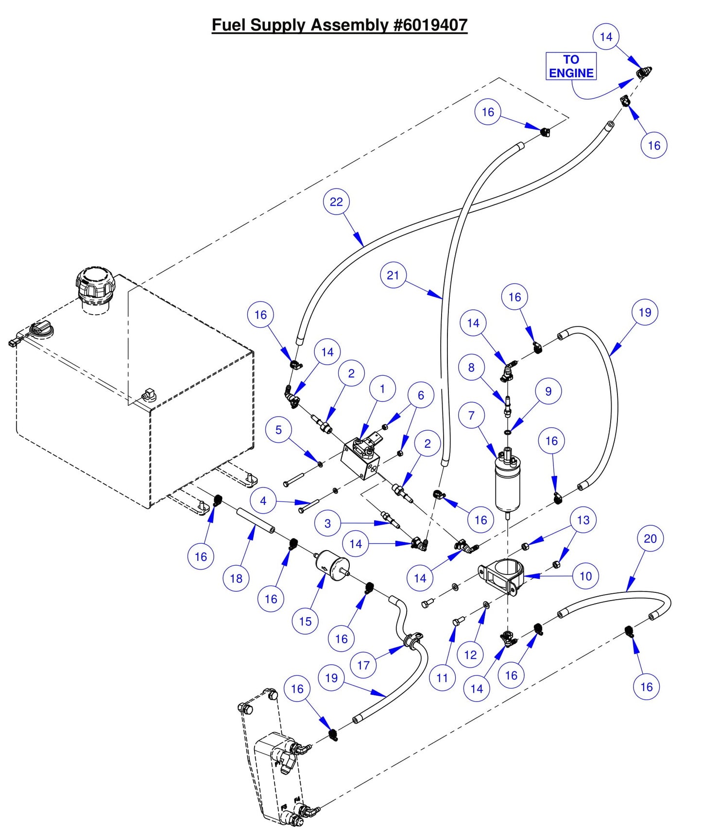 CC6561 Fuel Supply Assembly