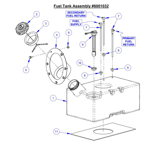 CC5049 Fuel Tank Assembly