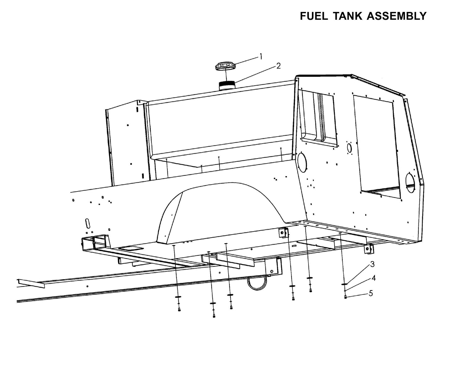 Maxi-Lite 15330 and 20330-Fuel Tank Assembly Parts By Allmand