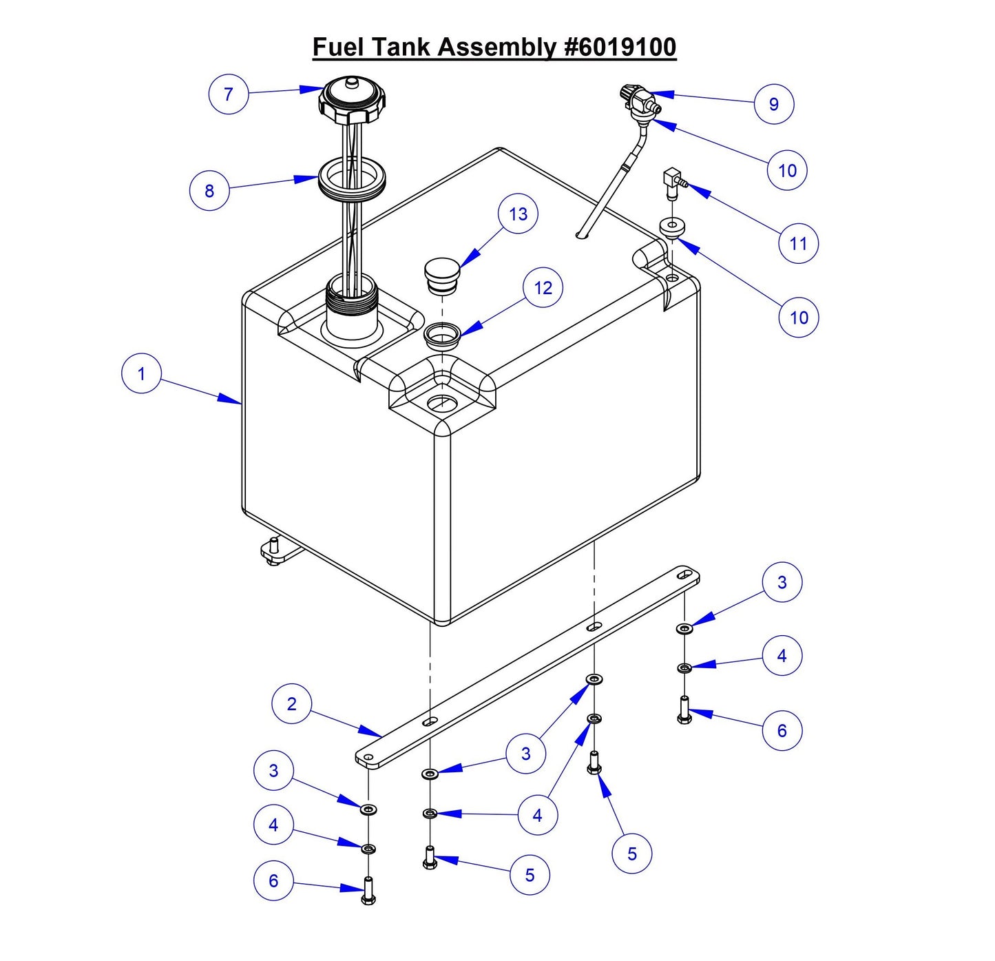 CC6566 Fuel Tank Assembly