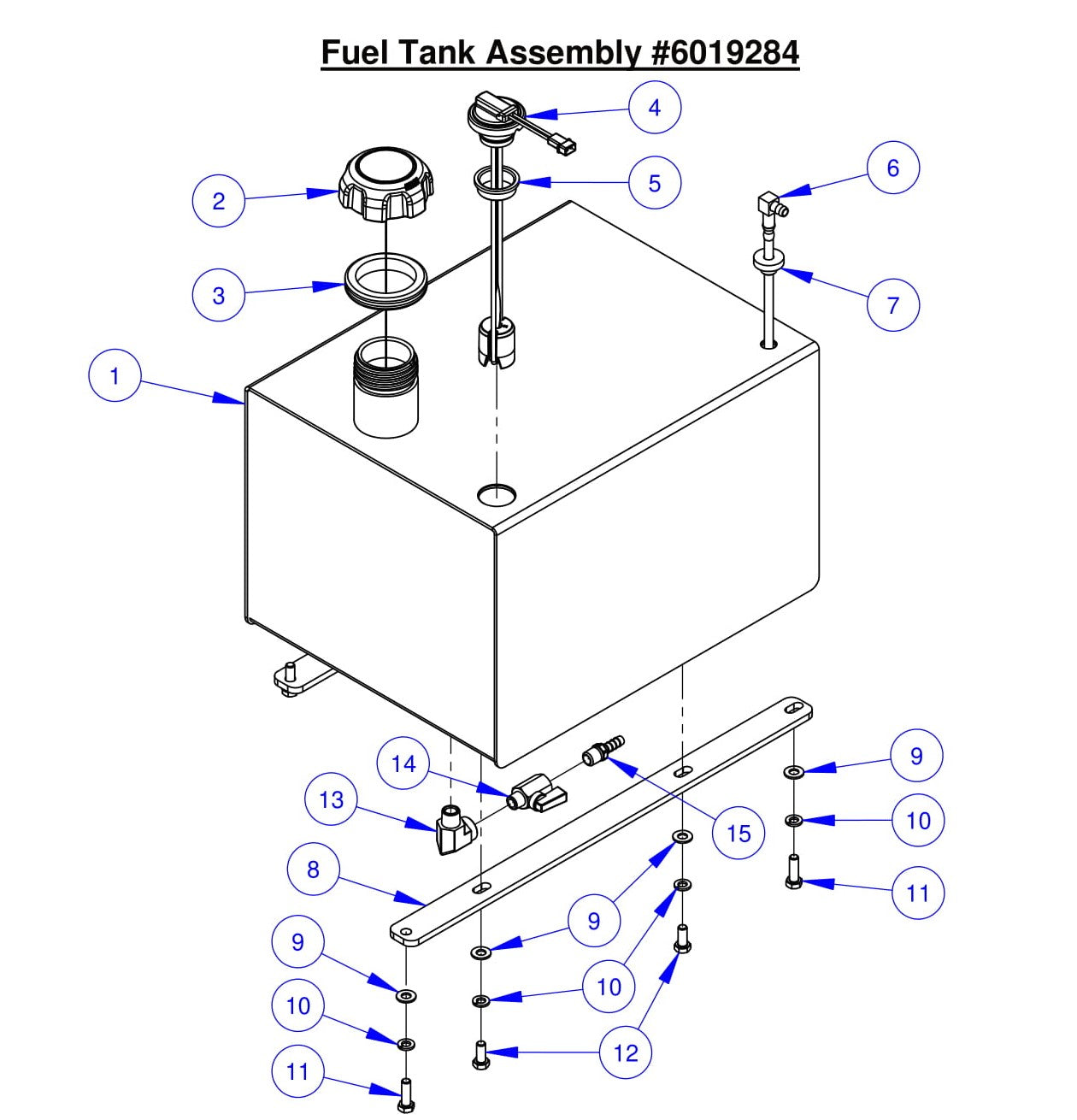 CC6561-3 Fuel Tank Assembly