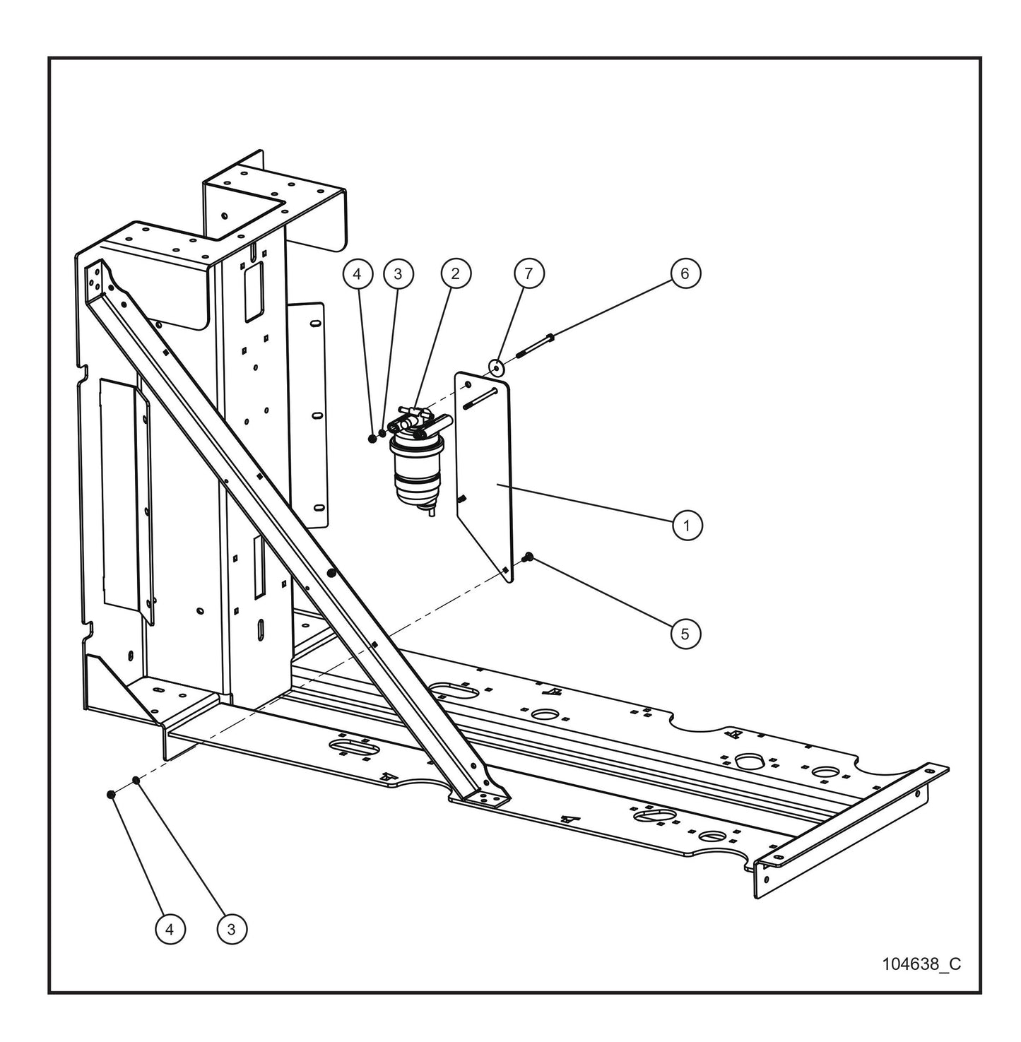 Fuel Water Separator Parts By Allmand