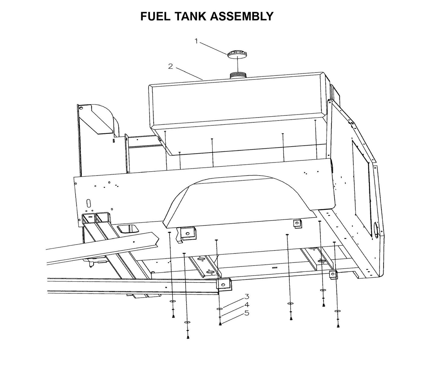 Maxi-Lite Hydraulic Tower-Fuel Tank Assembly Parts By Allmand