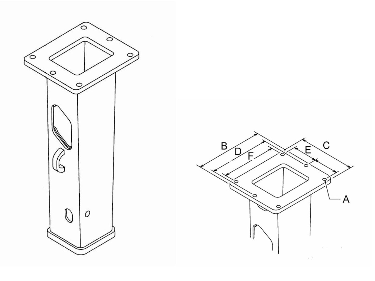 Fx25 (Serial No.1001 & Up) T-Box Mounting Assembly Parts