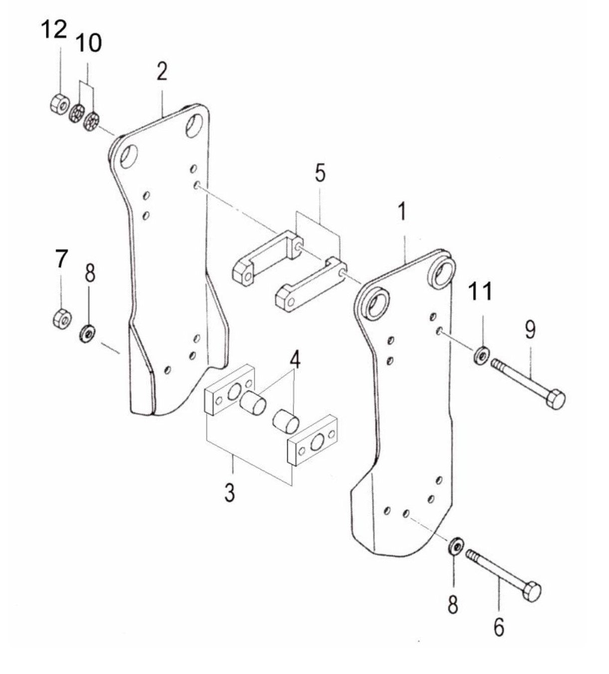 Fx25 (Serial No.1001 & Up) Hydraram (Old Style) Assembly Parts