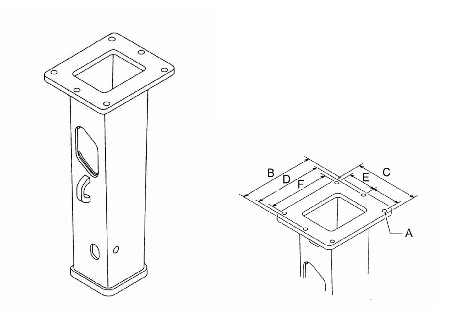 Fx35 (Serial No.1001 & Up) T-Box Mounting Assembly Parts