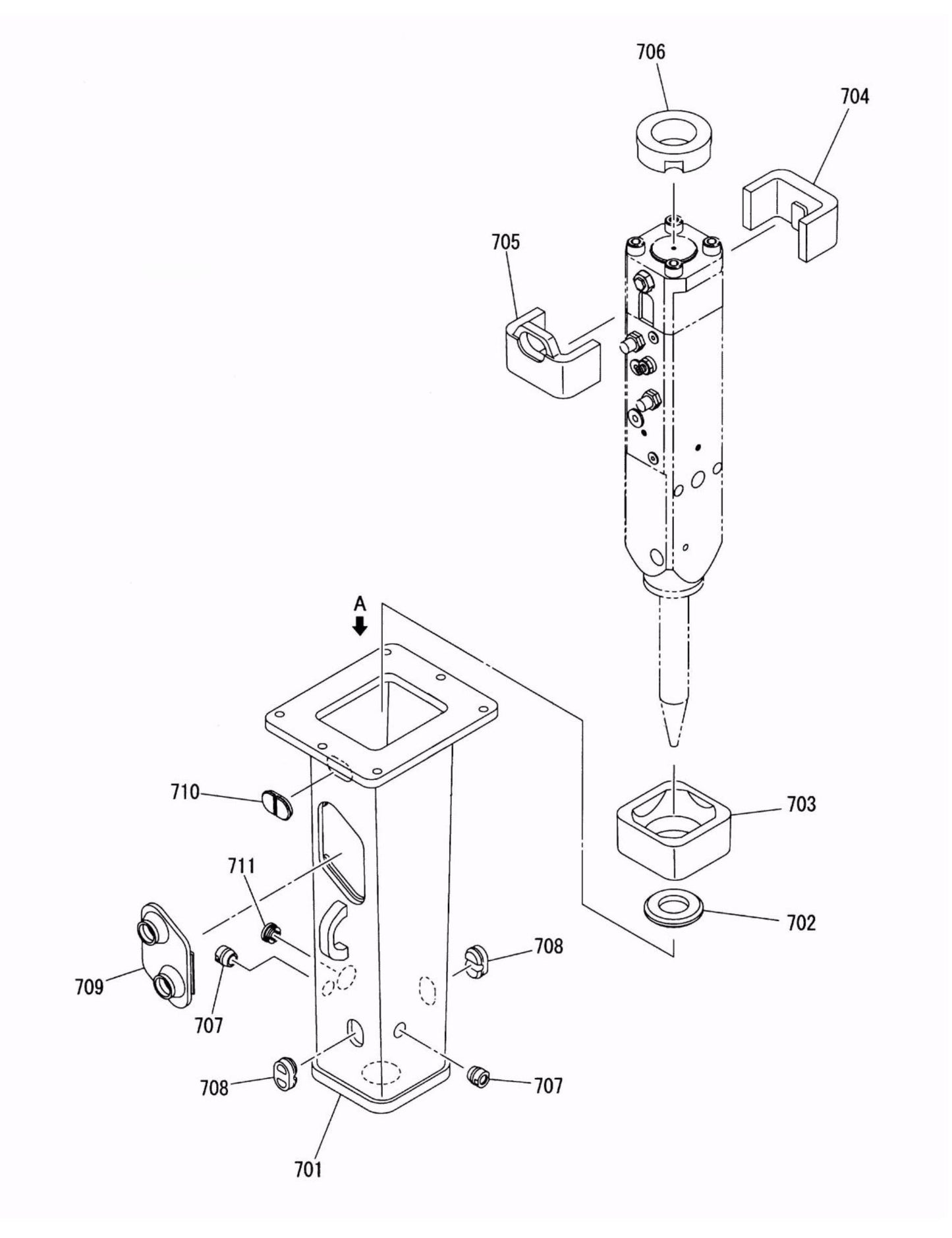 Fx35 (Serial No.1001 & Up) Damper Parts List Assembly Parts