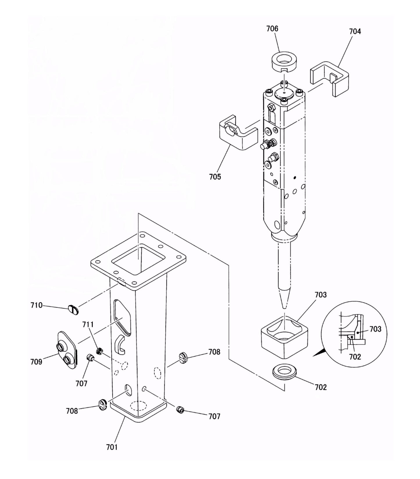 Fx55 (Serial No.1001 and Up) Damper Parts List Assembly Parts