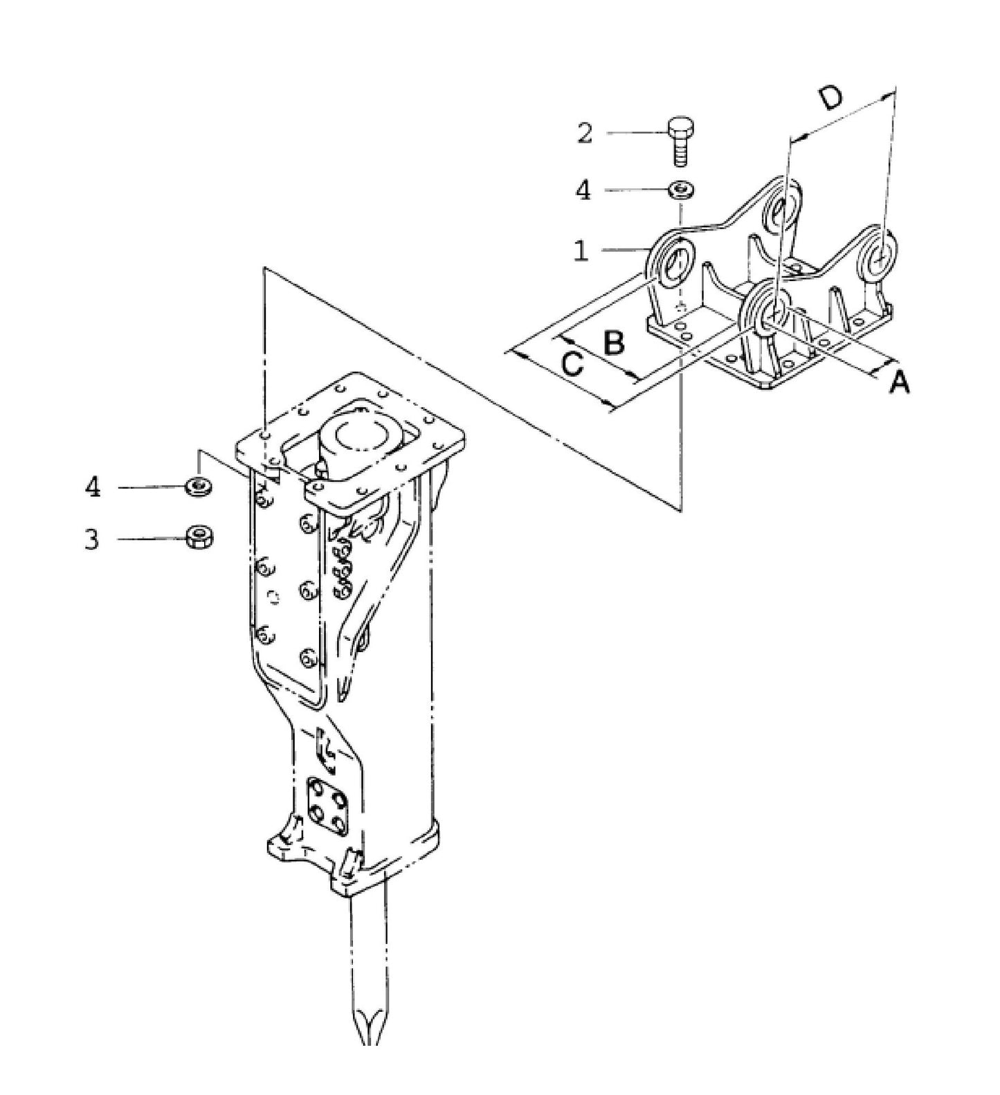 FX770Qtv Serial No.1001 ~ & Up Universal Top Cap Assembly Parts