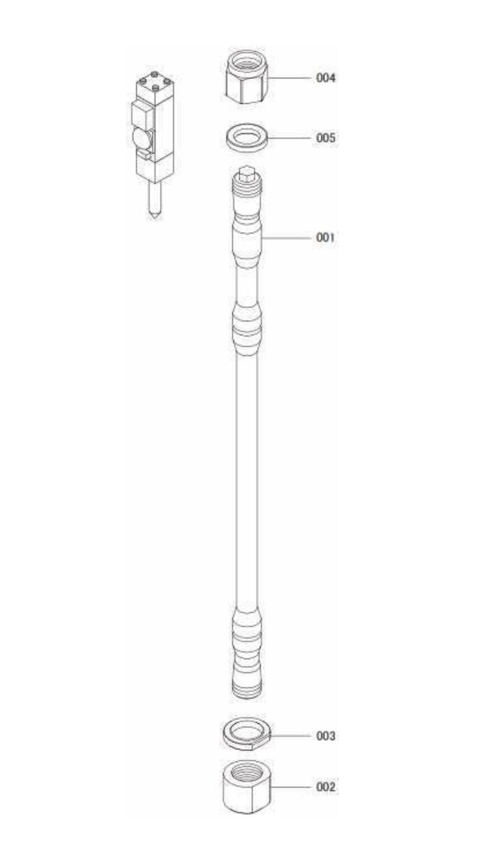 FX770Qtv Serial No.1001 ~ & Up Through Bolt Assembly Parts