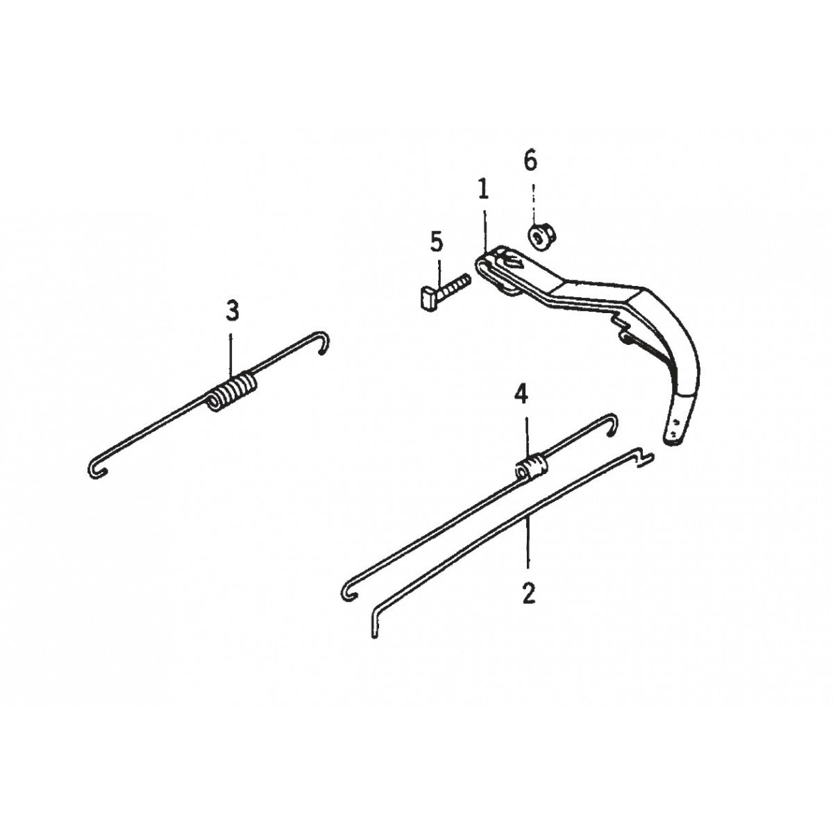 GA25H HONDA GX160K1EMA2 ENGINE — Governor or Control Assy. Parts By Multiquip