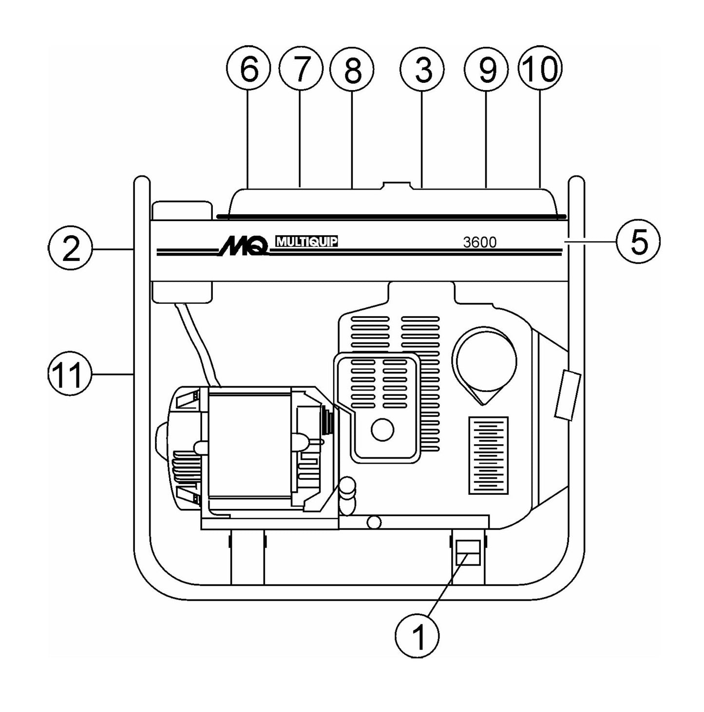 GA-3.6RZ2 Nameplate and Decals Assembly Parts