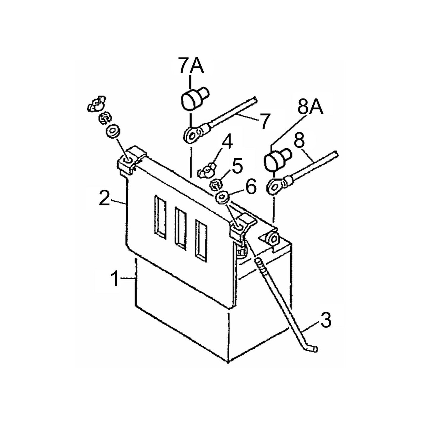 GA6HRS Battery Assembly Parts By Multiquip Whiteman