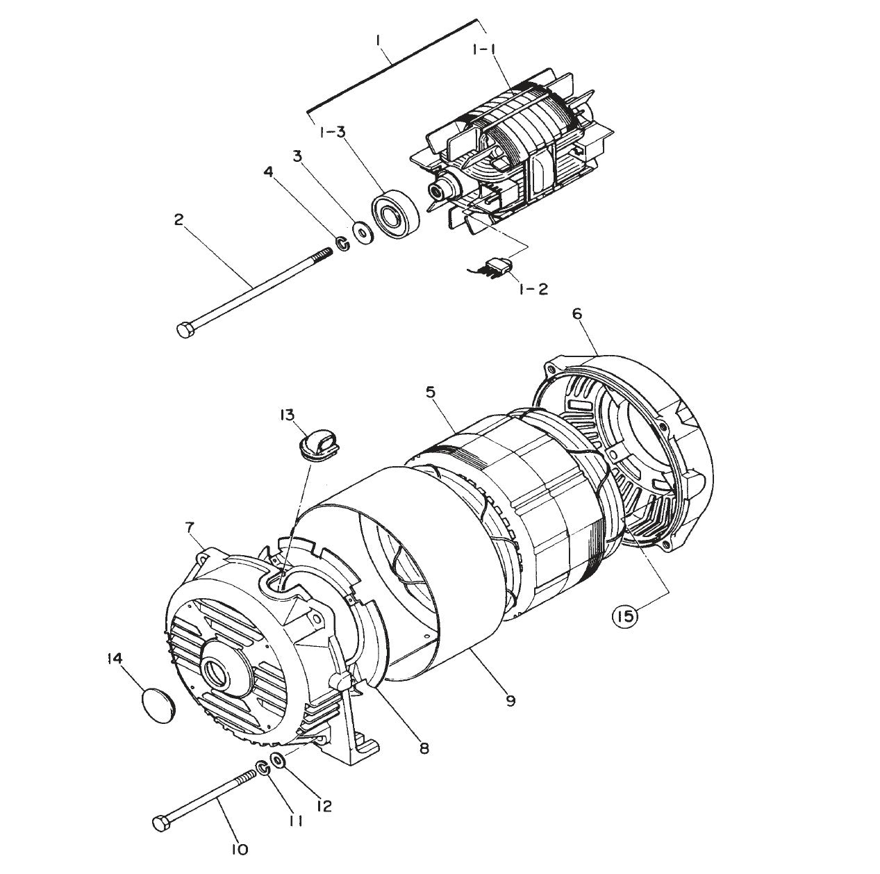 GA6HZR GA-6HZR —Generator Assy. Parts By Multiquip