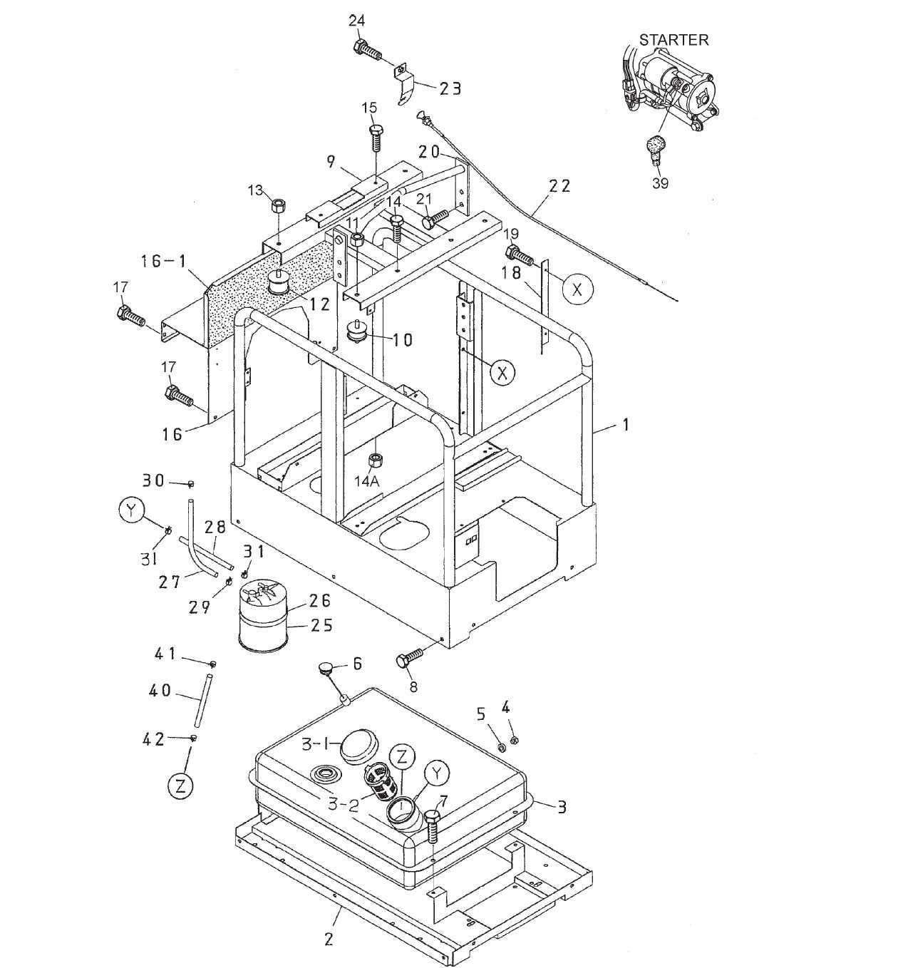 GA97HEA GA9.7HEA — Pipe Frame Assembly Parts By Multiquip