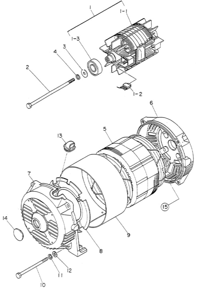 GA36RZ2 GA-36RZ2 Generator Assl.y Parts by Multiquip