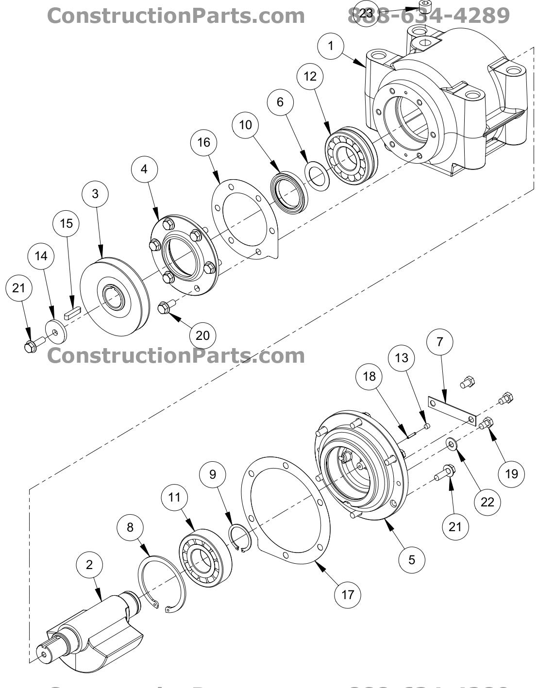 GP3000 Exciter Assembly Parts By MBW