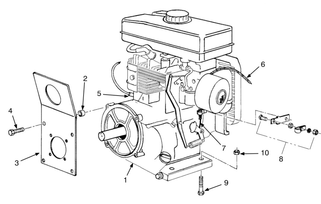 GP4000 Robin EX27 Engine Assembly Parts By MBW