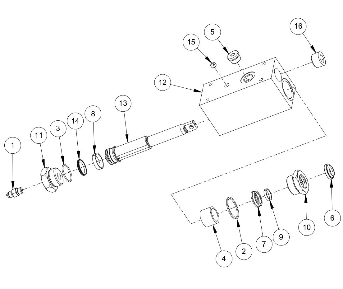 GPR15 Control Head Assembly Parts By MBW