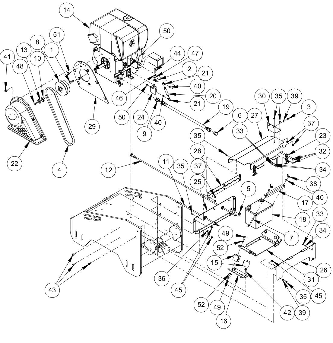 GPR15 Diesel Engine Assembly Parts By MBW