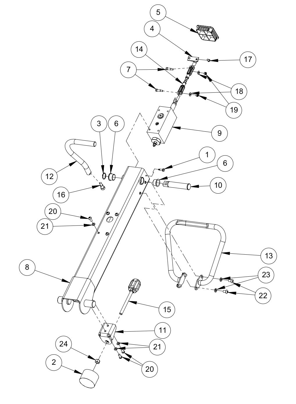 GPR15 Handle Assembly Parts By MBW