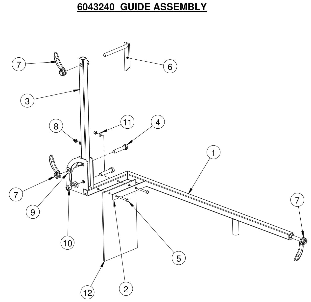 CC7874XL Guide Assembly