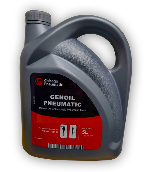 3310103157 Genoil Pneumatic (5 Liter) General Purpose Air Tool Oil from Chicago Pneumatic
