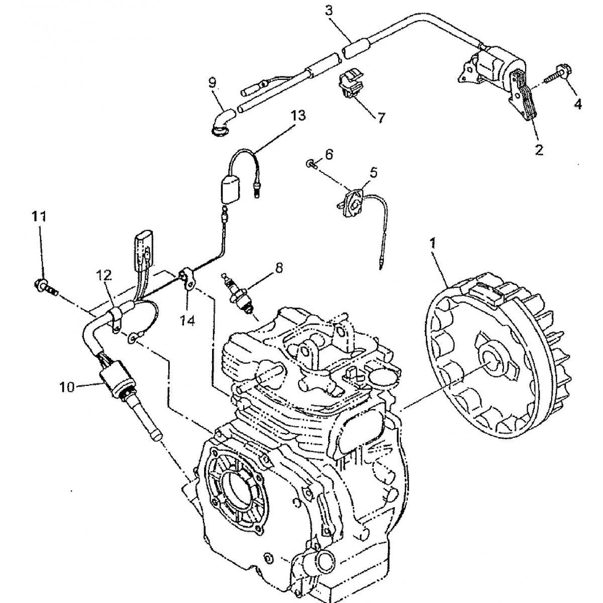 MAC6000 Engine Assembly Parts By Makita