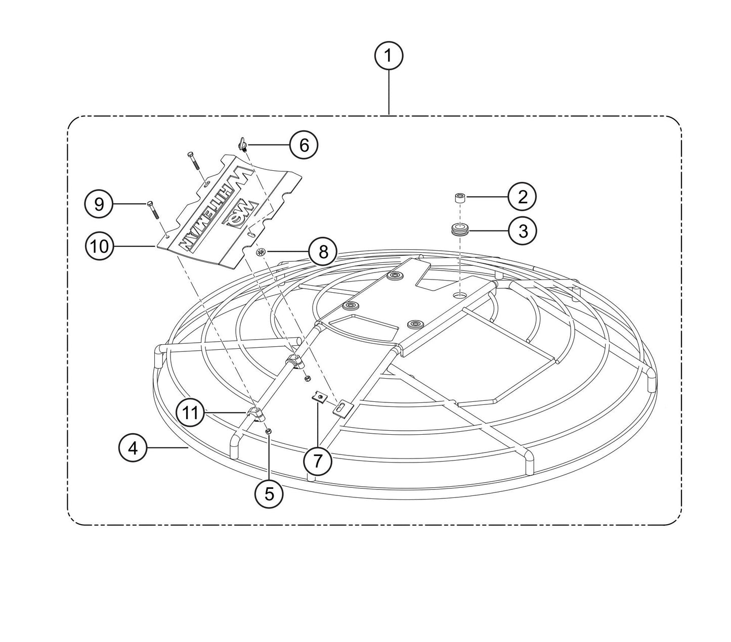 HDA-SERIES Guard Ring Assembly (New Style) Parts