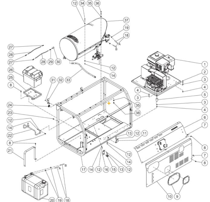 HDB-3004-0H6G, HDB-3004-0K7G Unit Assembly Parts By Mi-T-M