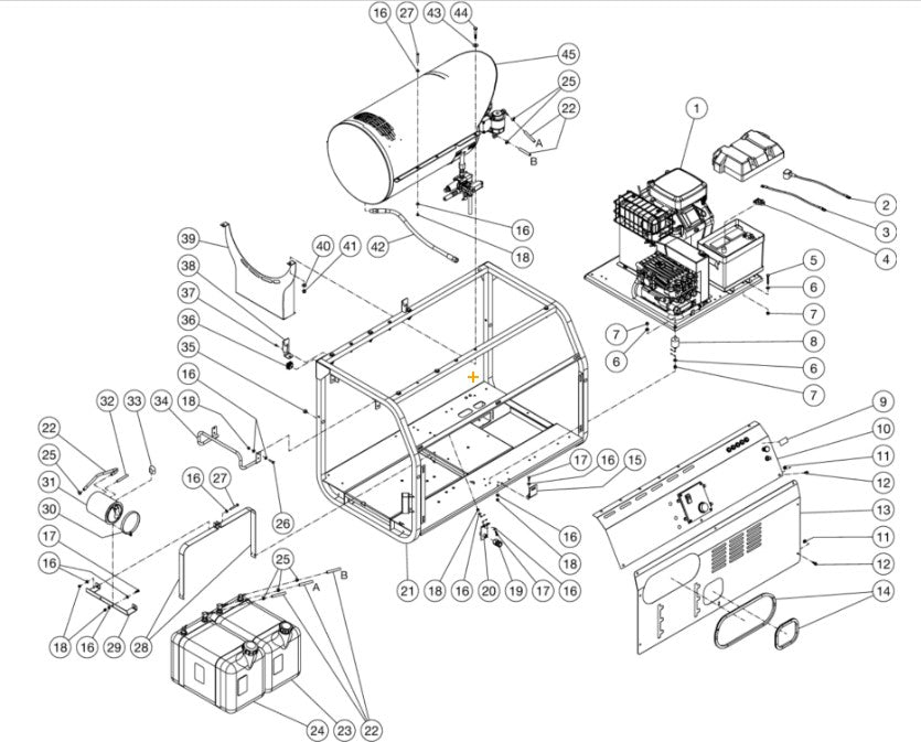 HDB-3005 Unit Assembly Parts By Mi-T-M