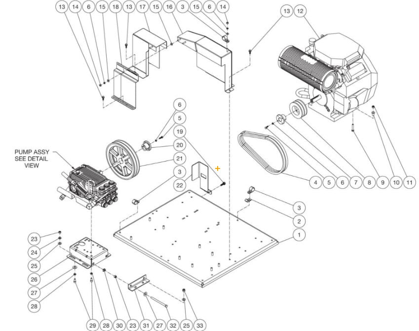 HDC-3005-0K6G/0V6G, HDC-3505-0K6G/0V6G/1H6G, HDC-4004-0H6A/0K6A/0V6A/1H6A Isolation Plate Assembly Parts by Mi-T-M