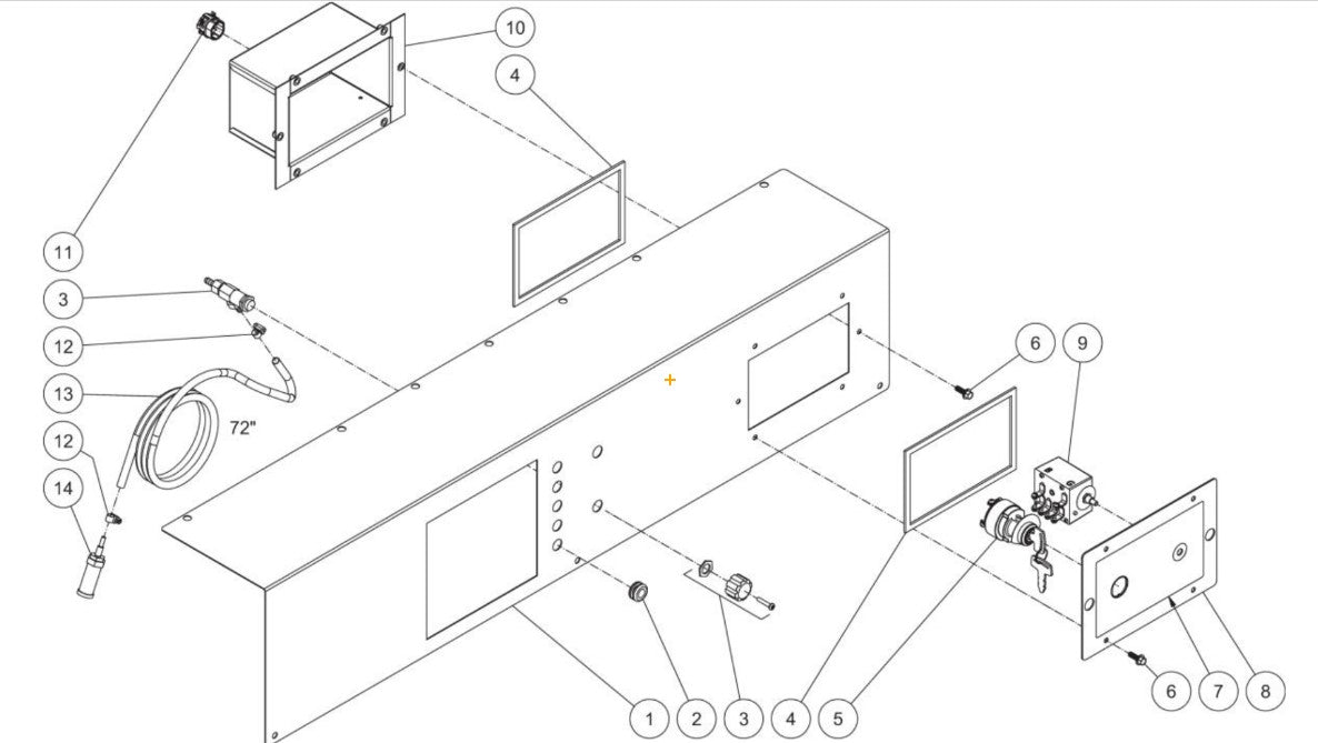 HDC-3505-0B7G (sn:15130031-99999999) Control Panel Assembly Parts by Mi-T-M
